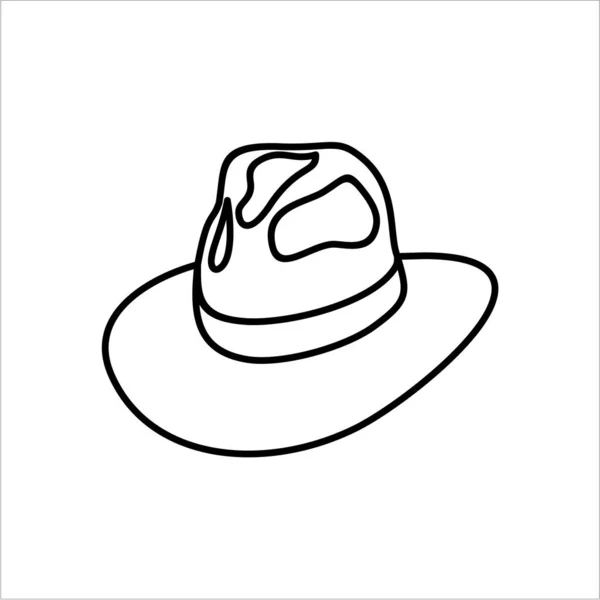 Chapeau Illustration Vectorielle Couleur — Image vectorielle