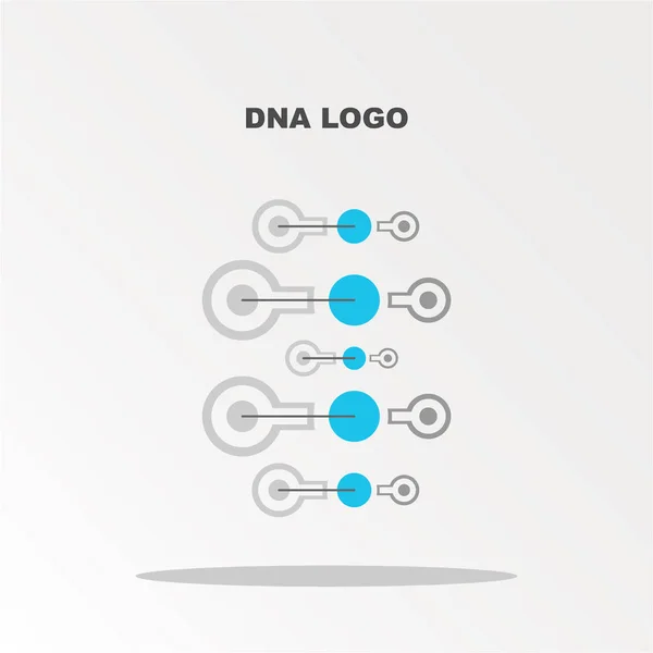 Dna Logotypen Helt Enkelt Vektor Illustration — Stock vektor