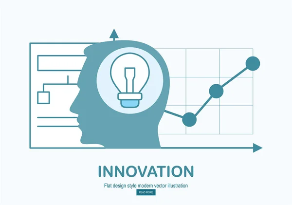 Póster Innovación Ilustración Vectorial Simple — Archivo Imágenes Vectoriales