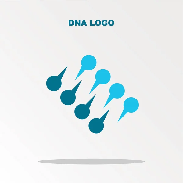 Logo Adn Simplemente Vector Ilustración — Vector de stock