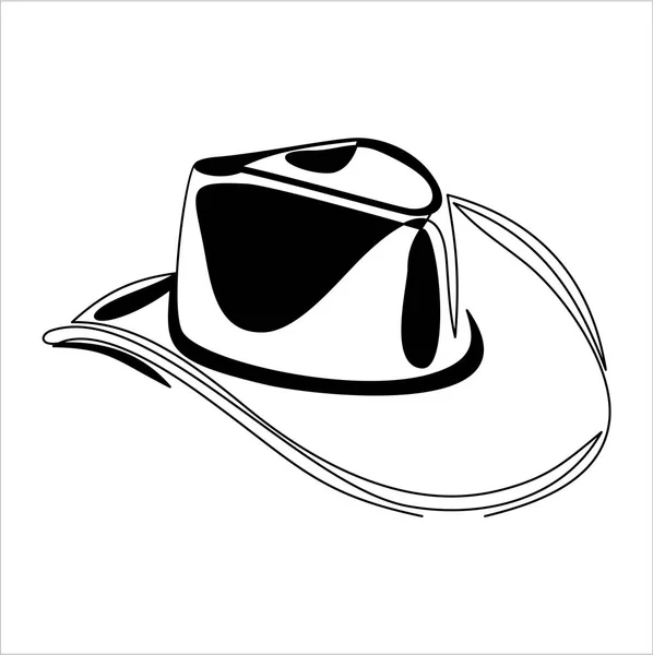 Καπέλο Απλά Απεικόνιση Διάνυσμα — Διανυσματικό Αρχείο