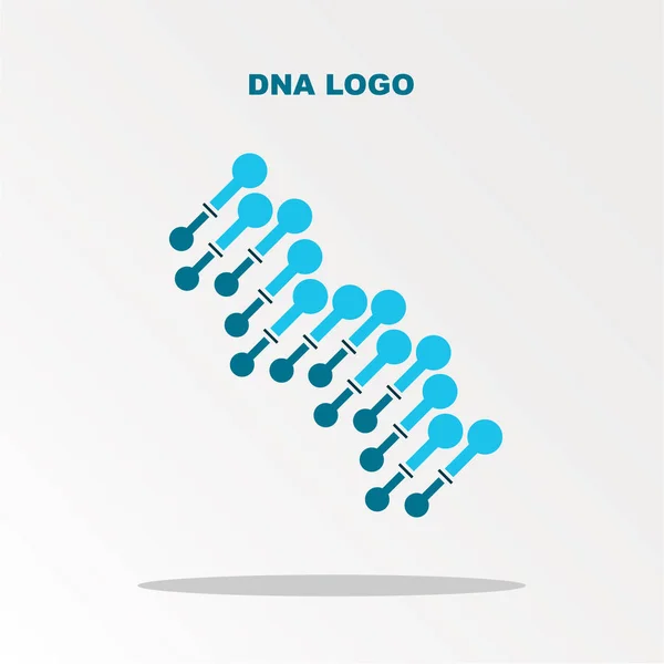 Dna Logotypen Helt Enkelt Vektor Illustration — Stock vektor