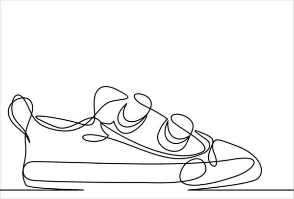 Icono Del Zapato Vector Color Ilustración — Vector de stock