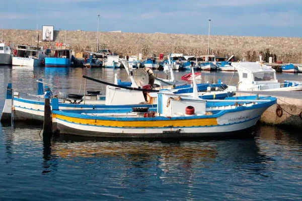 Bateaux Pêche Mignons Sicile Italie — Photo