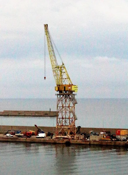 Industriehafen Von Palermo 2016 — Stockfoto