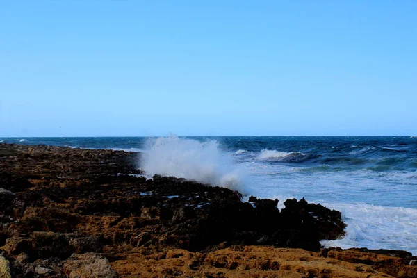 Mare Agitato Sicilia — Foto Stock