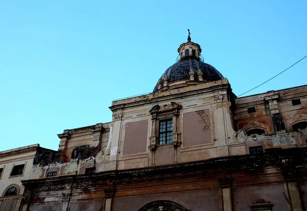 Blick Auf Die Piazza Pretoria Oder Piazza Della Vergogna Palermo — Stockfoto