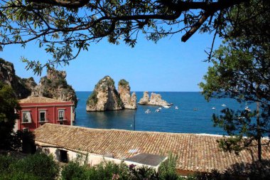 Scopello Tonnara, Sicilya çağrıştıran görüntü