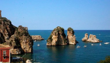 Scopello Tonnara, Sicilya çağrıştıran görüntü