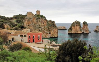 Scopello Tonnara, Sicilya çağrıştıran görüntü