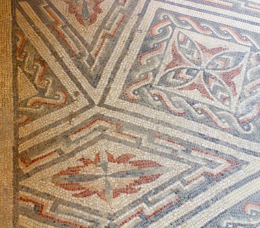 Mozaik zemin, Villa Romana del Casale (300 Ad) Piazza Armerina Sicilya, İtalya. Unesco Dünya Mirası