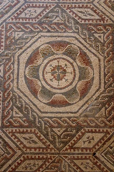 Mosaic Floor Villa Romana Del Casale 300 Piazza Armerina Sicília — Fotografia de Stock