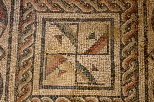 Mosaic Floor Villa Romana Del Casale 300 Piazza Armerina Sicília — Fotografia de Stock