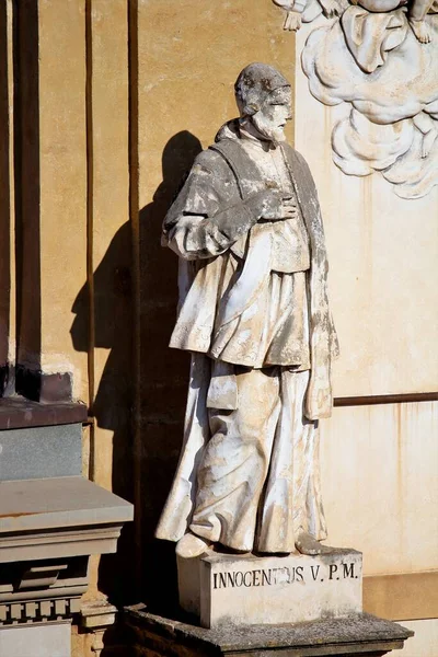 Palermo Italia Imagen Evocadora Iglesia San Domenico Estatuas Fachada —  Fotos de Stock