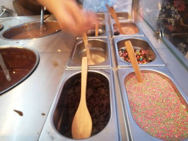 Lezzetli Türk lokumu ve cezerye