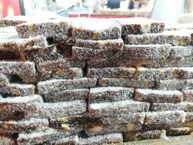 Lezzetli Türk lokumu ve cezerye