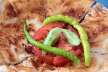 sıcak ve lezzetli karışık hamur işi