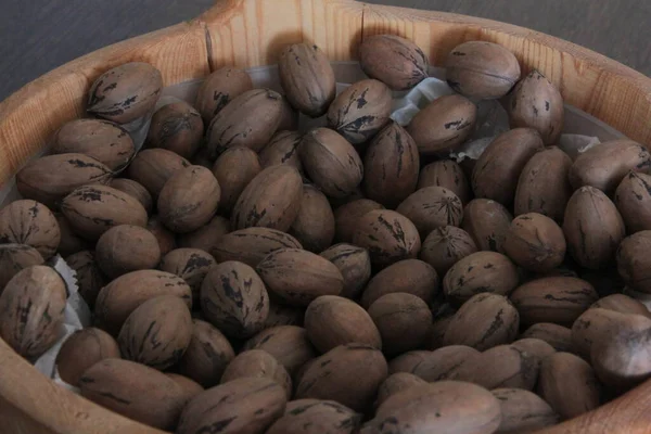 Organické Čerstvé Lahodné Ořechy — Stock fotografie