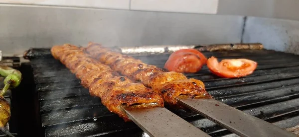 Delicious Adana Kebab Salads — Stock Photo, Image