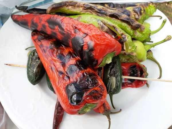 Delicioso Kebab Adana Saladas — Fotografia de Stock