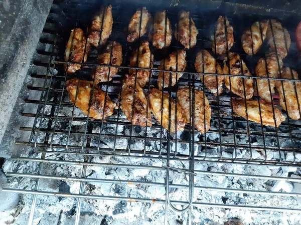 Delicioso Kebab Adana Saladas — Fotografia de Stock