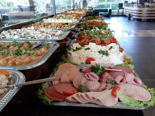 Desayuno Buffet Comidas — Foto de Stock