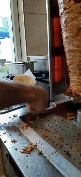 Tradycyjne Tureckie Jedzenie Doner Kebab — Zdjęcie stockowe