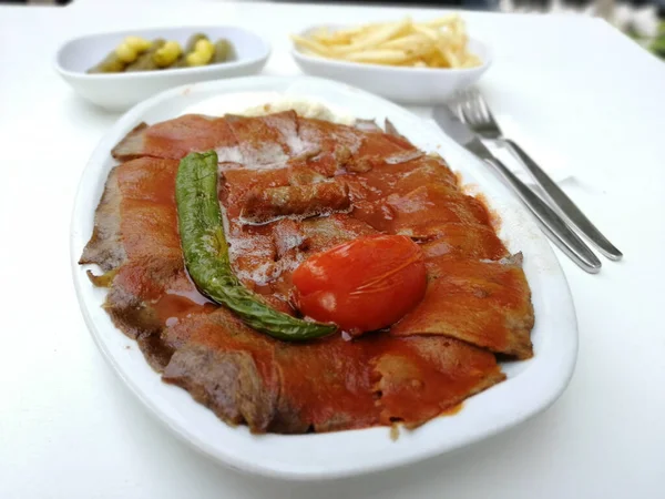 Comida Turca Tradicional Doner Kebab — Fotografia de Stock