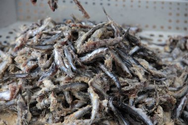 Ançüezler tavada sebze yağında kızartılır.