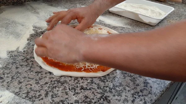 Forró Finom Pizza — Stock Fotó