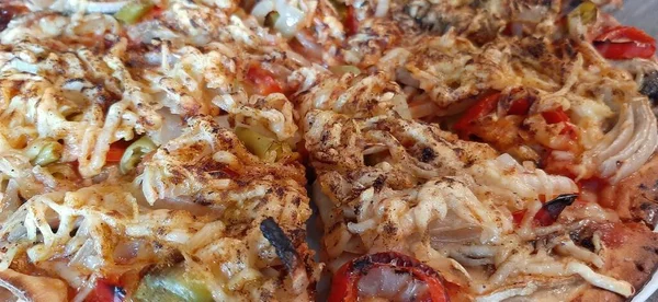 Sıcak Lezzetli Pizza — Stok fotoğraf