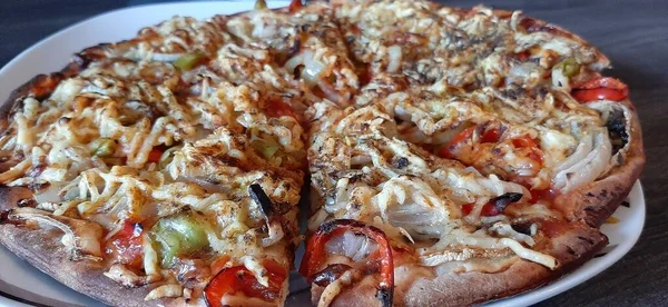 Heiße Und Leckere Pizza — Stockfoto
