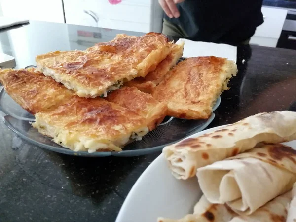 Frische Und Heiße Leckere Torte — Stockfoto