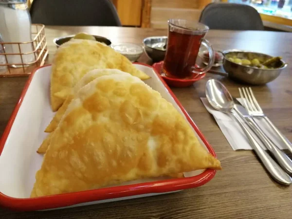 Frische Und Heiße Leckere Torte — Stockfoto