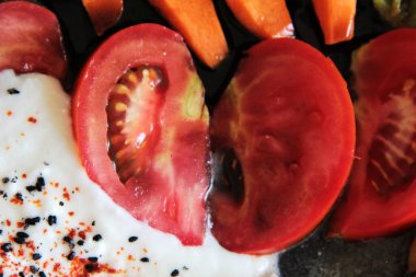 taze ve organik lezzetli açık büfe kahvaltısı