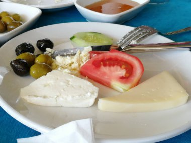 taze ve organik lezzetli açık büfe kahvaltısı