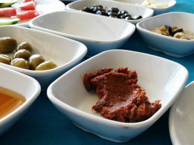 taze ve organik lezzetli açık büfe kahvaltısı