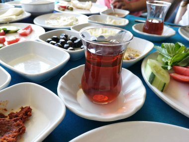 taze ve organik lezzetli açık büfe kahvaltısı