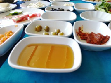 taze ve organik lezzetli açık büfe kahvaltısı