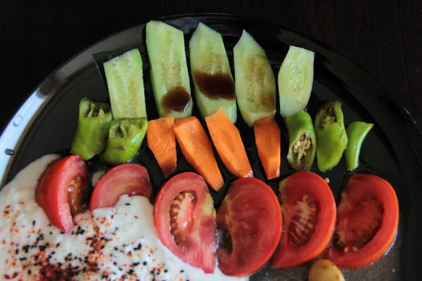 Fresh Organic Delicious Buffet Breakfast — Stock Photo, Image