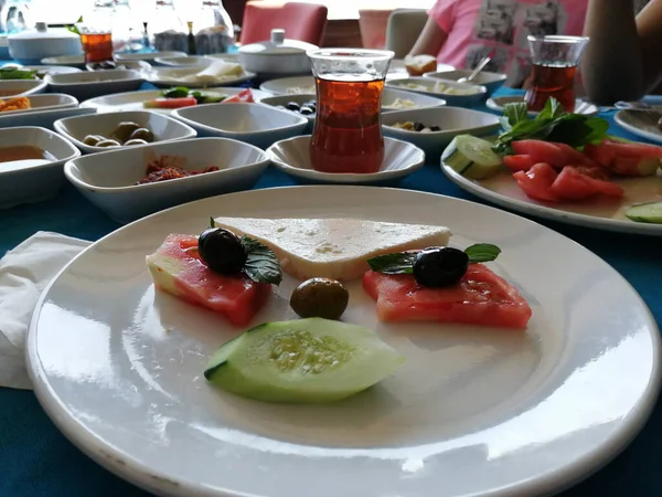 taze ve organik lezzetli açık büfe kahvaltısı