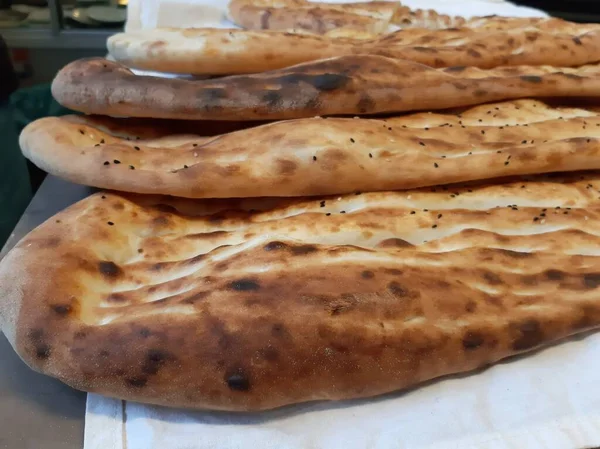 Pane Fresco Caldo Dal Forno — Foto Stock