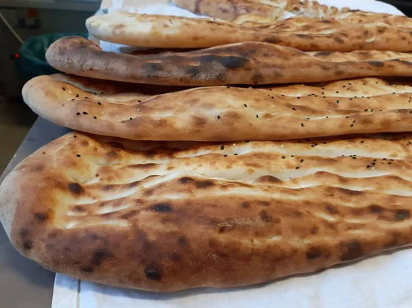 Fresh Hot Bread Oven — Stock Photo, Image