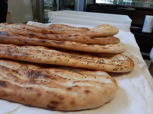 Pane Fresco Caldo Dal Forno — Foto Stock