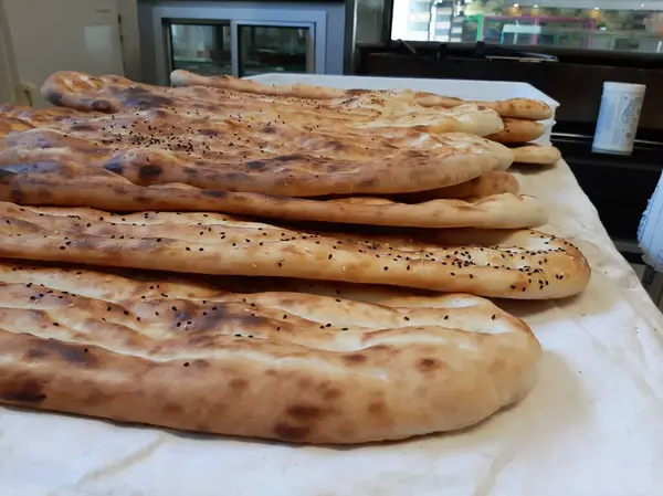 Pão Fresco Quente Forno — Fotografia de Stock