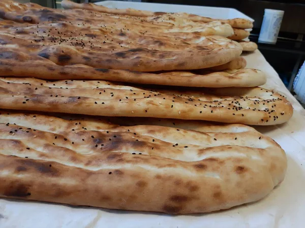 Fresh Hot Bread Oven — Stock Photo, Image