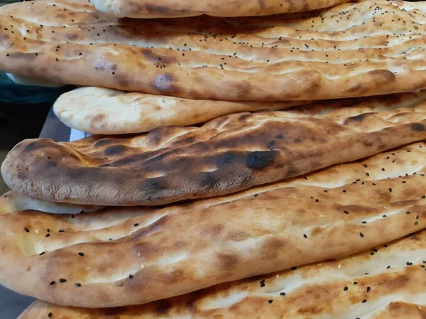 Pane Fresco Caldo Dal Forno — Foto Stock