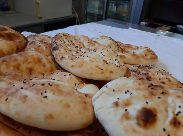 Fresh Hot Bread Oven — Stock Photo, Image