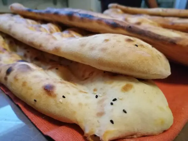 Pão Fresco Quente Forno — Fotografia de Stock