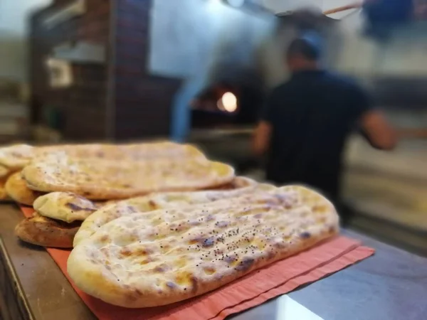 Pão Fresco Quente Forno — Fotografia de Stock